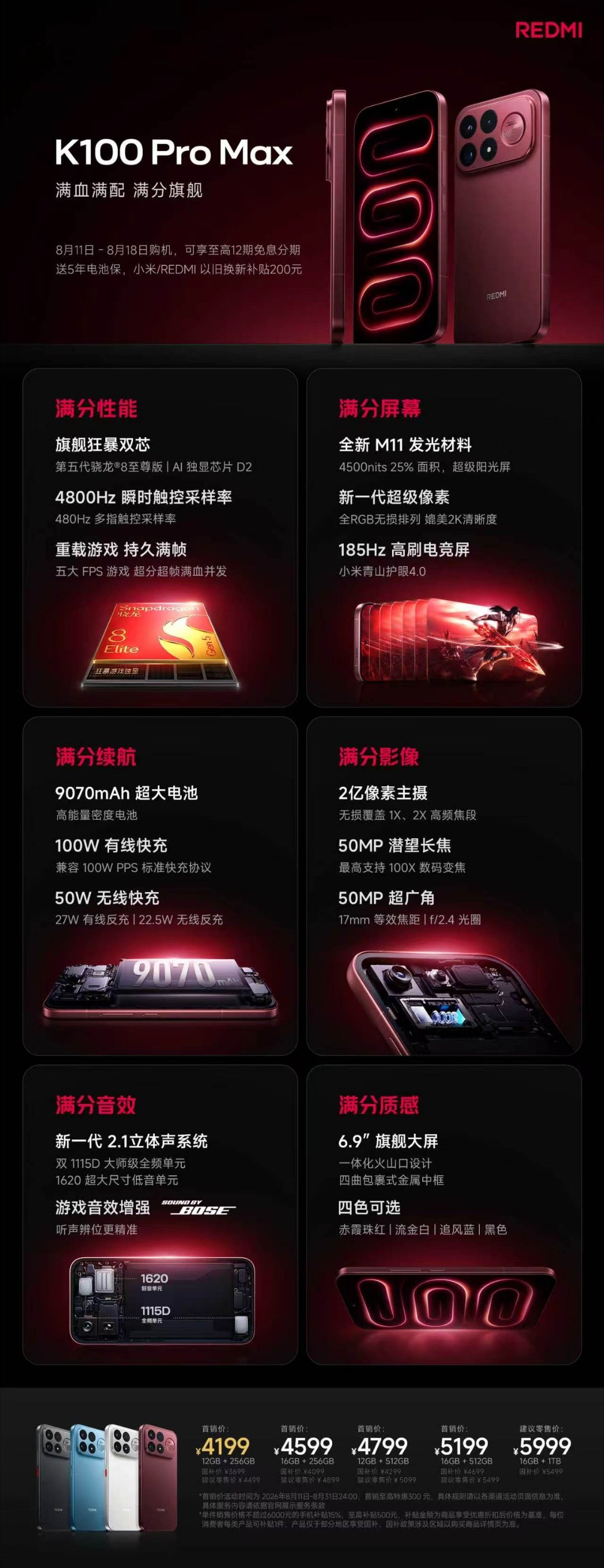 REDMI K100 Pro游戏场景